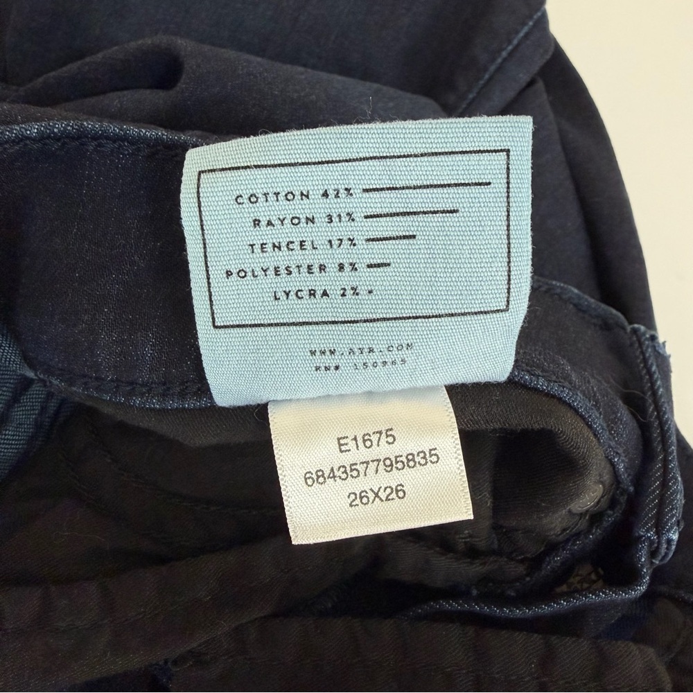 AYR Women's The Hi-Rise Skinny Dark Blue Jeans Size 26x26 - Picture 4 of 11